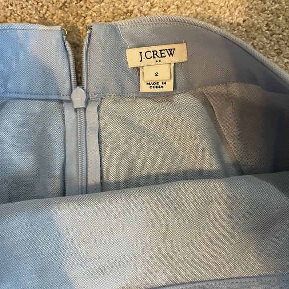 Light Blue Ruffle Wrap Skirt - Picture 2 of 3